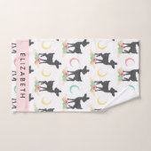 Hertenpatroon, Baby Herten, Boho, Bloemen, Jouw na Bad Handdoek (Handdoek)
