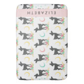 Hertenpatroon, Baby Herten, Boho, Bloemen, Jouw na Badmat (Voorkant Verticaal)