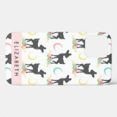 Hertenpatroon, Baby Herten, Boho, Bloemen, Jouw na Case-Mate iPhone Case (Achterkant (horizontaal))