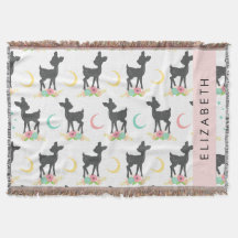 Hertenpatroon, Baby Herten, Boho, Bloemen, Jouw na