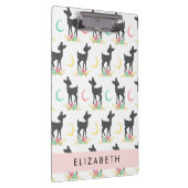 Hertenpatroon, Baby Herten, Boho, Bloemen, Jouw na Klembord (Rechts)