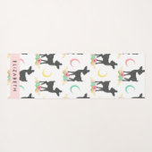 Hertenpatroon, Baby Herten, Boho, Bloemen, Jouw na Yogamat (Achterkant (horizontaal))