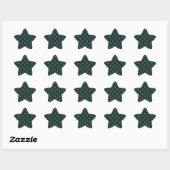 Hertenpatroon bruin en blauw ster sticker (Vel)