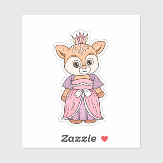 Hertenprinses Sticker (Vel)