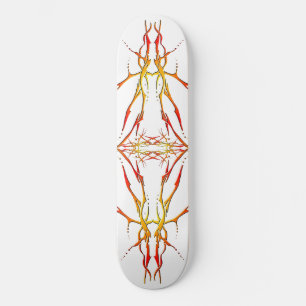 Hertenschedel Tribal Tattoo - rood Persoonlijk Skateboard