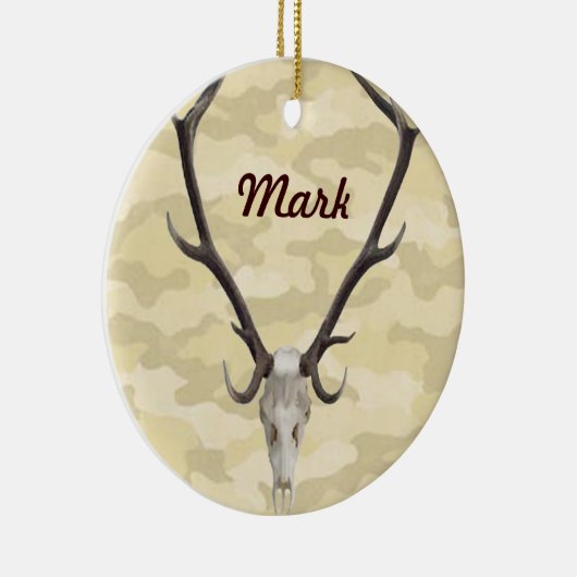 Hertenschedelnaam Ornament (Rechts)