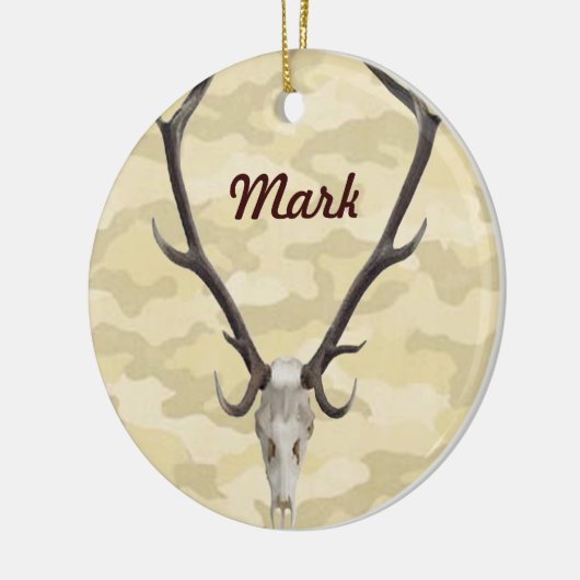 Hertenschedelnaam Ornament (Links)