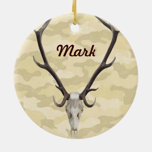 Hertenschedelnaam Ornament (Achterkant)