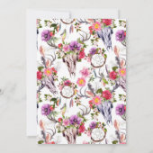 Hertenschedels, Bloemen & Droomvangers | Dank u Bedankkaart (Achterkant)