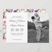 Hertenschedels, bloemen en dromenvangers - Red de  Save The Date (Voorkant / Achterkant)