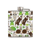 hertenschildpad heupfles (Achterkant)