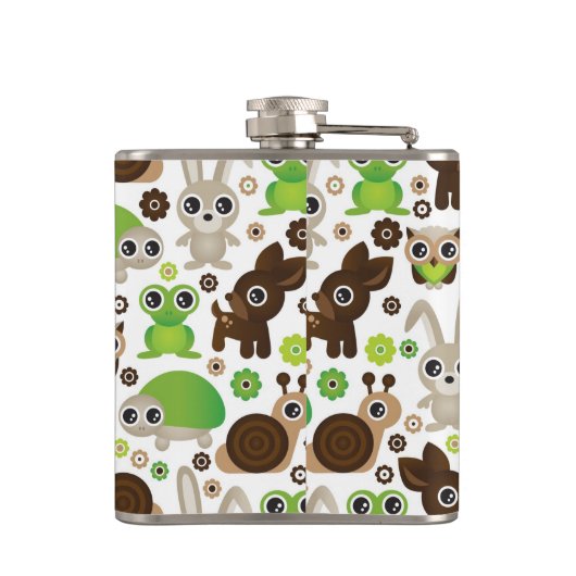 hertenschildpad heupfles (Achterkant)