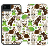 hertenschildpad incipio iPhone portemonnee hoesje (Agenda Open)