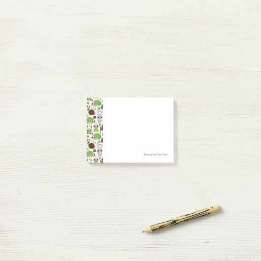 hertenschildpad post-it® notes (Op bureau)