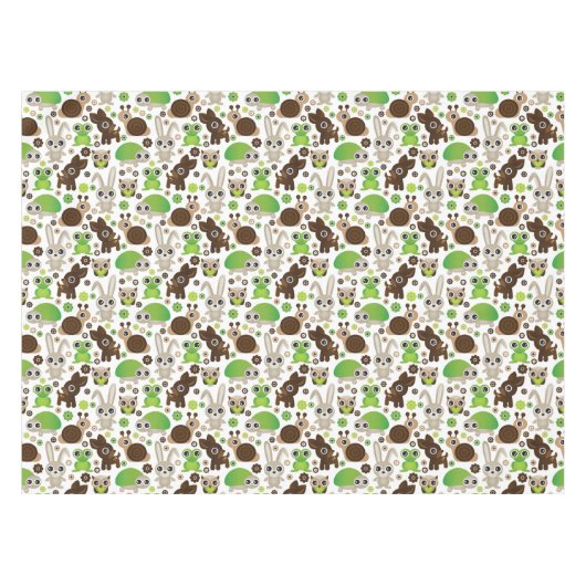 hertenschildpad tafelkleed (Voorkant (Horizontaal))