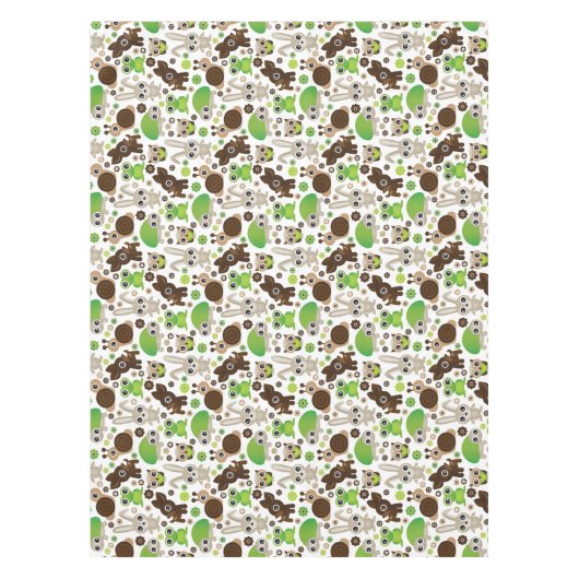 hertenschildpad tafelkleed (Voorkant)