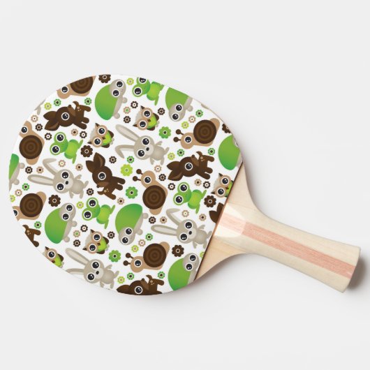 hertenschildpad tafeltennisbatje (Zijkant)