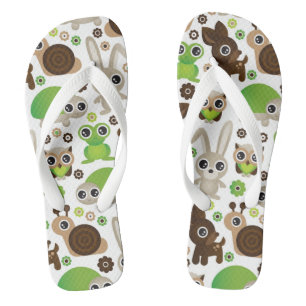 hertenschildpad teenslippers