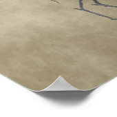 hertenskelet poster (Hoek)