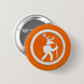 Hertenspoor Markering Ronde Button 5,7 Cm (Voorkant /achterkant)