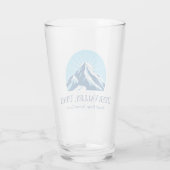 Hertenvallei Utah Wasatch skigebied souvenir Glass Glas (Achterkant)