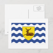 Hertfordshire Flag Briefkaart (Voorkant / Achterkant)
