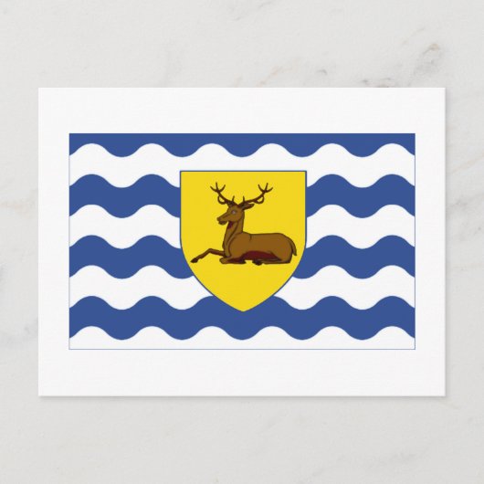 Hertfordshire Flag Briefkaart (Voorkant)