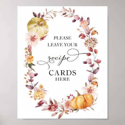 Hertjes Bruiloft Receptkaartjes Bord Poster (Voorkant)