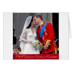 Hertog en hertogin van Cambridge Royal Wedding