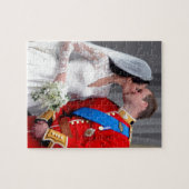 Hertog en hertogin van Cambridge Royal Wedding Legpuzzel (Horizontaal)