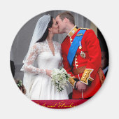 Hertog en hertogin van Cambridge Royal Wedding Magneet (Voorkant)