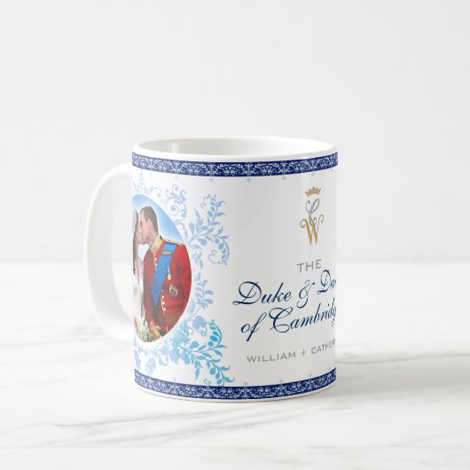 Hertog en hertogin van Cambridge Wedding Mok (Voorkant links)