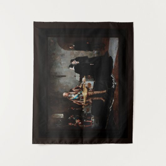 Hertog Karl Isolting the Corpse of Klaus Fleming Wandkleed (Voorkant)