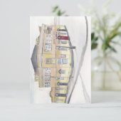 Hertog van Clarence Shepherds Struik Bedankkaart (Staand voorkant)