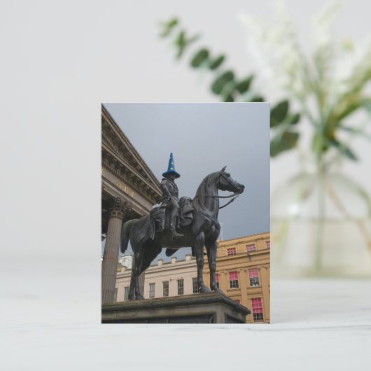 Hertog van het beeld van Wellington, Briefkaart va (Staand voorkant)