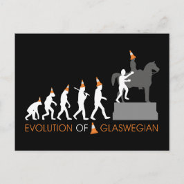 Hertog van het Pet van de Glasgow van Wellington Briefkaart