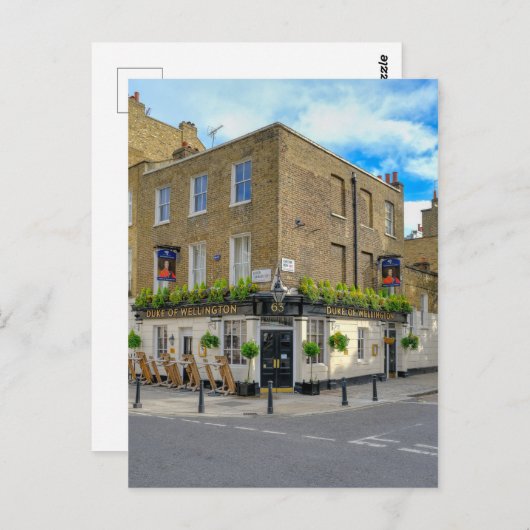 Hertog van Wellington, Belgravia, Briefkaart van L (Voorkant / Achterkant)