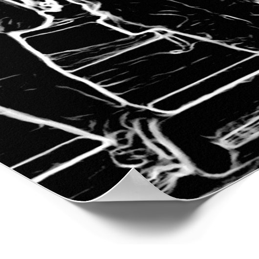 Hertog van Wellington op Glasgow GOMA Canvas Poster (Hoek)