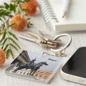 Hertog van Wellington Standbeeld, Acryl sleutelhan Sleutelhanger (Voorkant Rechts)