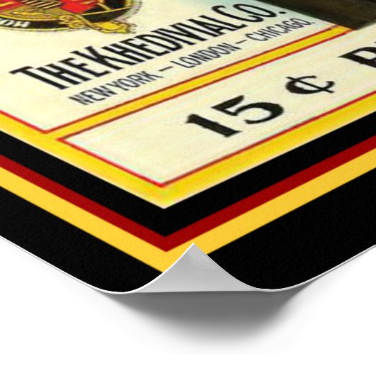 Hertog van York Cigarette Poster 13 x 19 (Hoek)