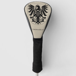 Hertogdom Karinthië Monochrome Heraldische Kunst Golfheadcover