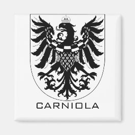 Hertogdom Karinthië Monochrome Heraldische Kunst Magneet