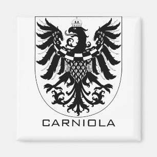 Hertogdom Karinthië Monochrome Heraldische Kunst Magneet