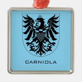 Hertogdom Karinthië Monochrome Heraldische Kunst Metalen Ornament