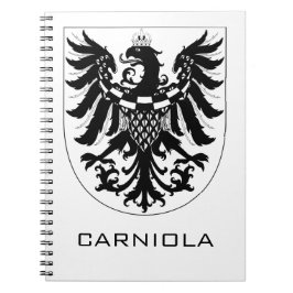 Hertogdom Karinthië Monochrome Heraldische Kunst Notitieboek