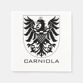 Hertogdom Karinthië Monochrome Heraldische Kunst Servet