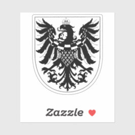 Hertogdom Karinthië Monochrome Heraldische Kunst Sticker