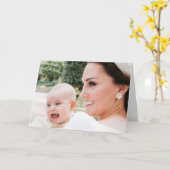 Hertogin Kate en prins Louis Kaart (Gele Bloem)