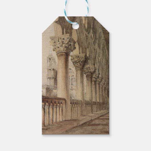 Hertogspaleis (door John Ruskin) Cadeaulabel (Voorkant)