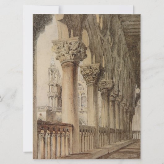 Hertogspaleis (door John Ruskin) Kaart (Voorkant)